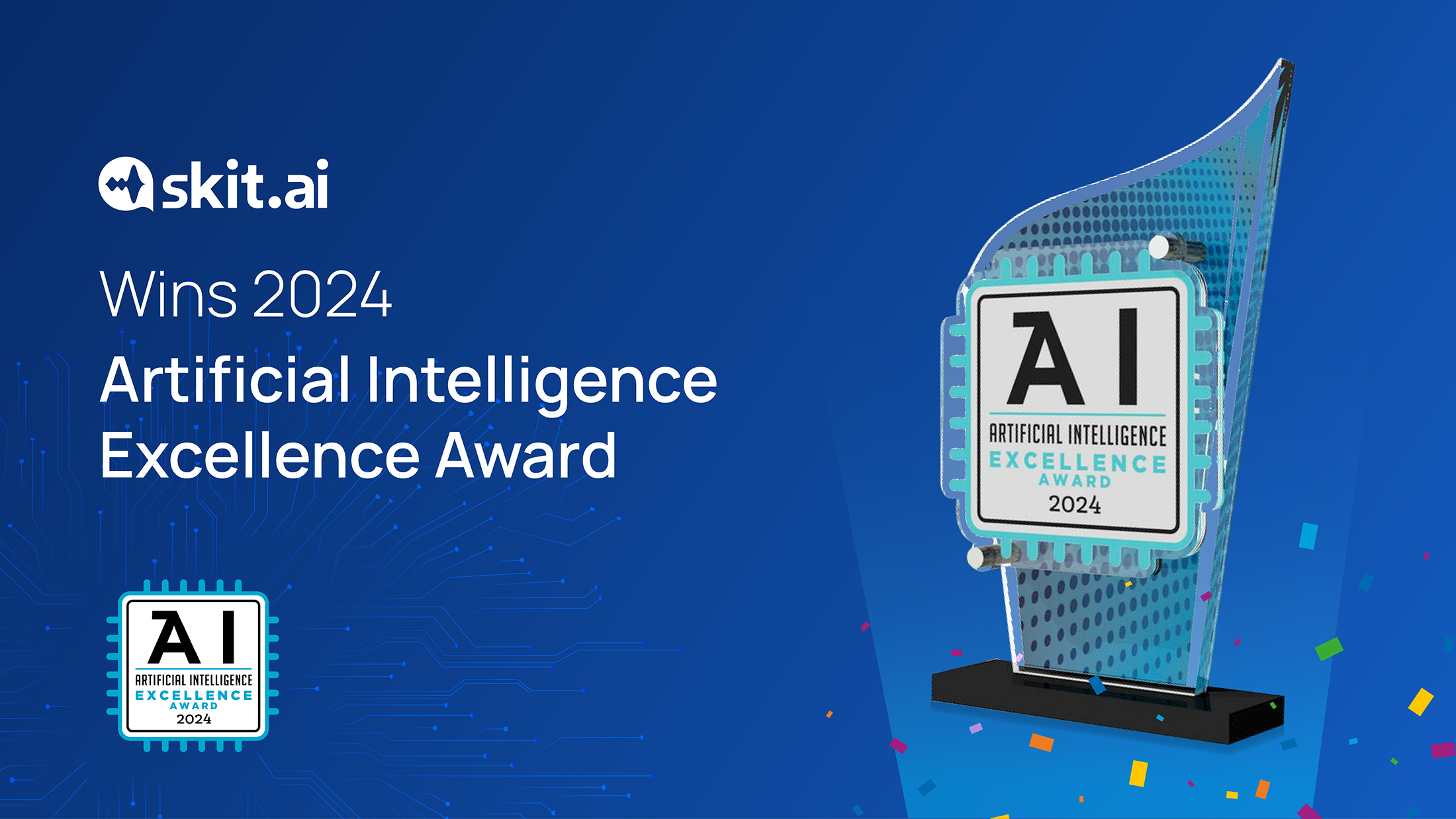 Skit.ai Wins 2024 Artificial Intelligence Excellence Award